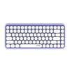 Colorful Keyboard, AJAZZ 308I 84 Keys Wireless BT Keyboard Retro Typewriter Round Key For Win/iOS/Android