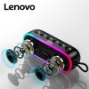 2023 New Original Lenovo K8 Portable Outdoor Wireless Speaker Built In Microphone BT Application For Music Players Water-resistant 5.0 Surround Wall Mount Button Control USB Or Living Room/Bedroom/Party/festival /Holiday Celebration, Nice Gift For Men And