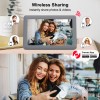 10inch WiFi Digital Picture Frame, IPS Touch Screen Smart Cloud Photo Frame With 16GB Storage, Easy Setup To Share Photos Or Videos Via Frameo APP, Auto-Rotate, Wall Mountable