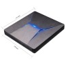 1pc External DVD Drive, USB 3.0 And Type- DVD Burner  Slim Optical  CD DVD Drive Compatible With Windows XP/7/8/10, MacOS For MacBook, Laptop, Desktop